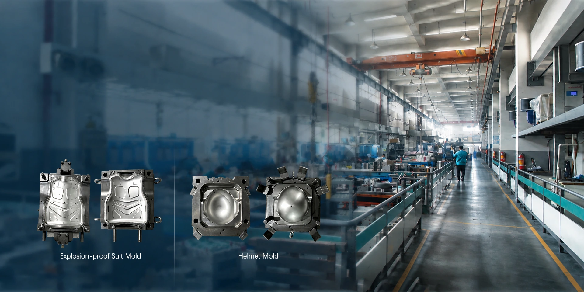 China Molde para capacete anti-motim fábrica