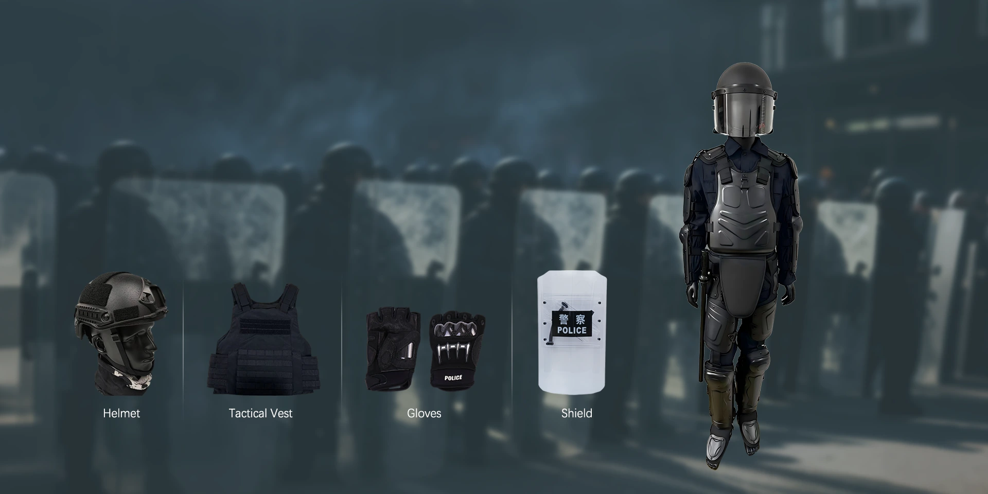 Fornecedor de equipamentos policiais da China
