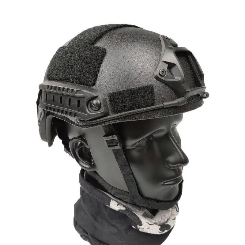 Capacete protetor de trilho tático